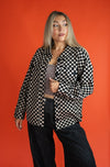 Classic Checker Print Soft Shacket