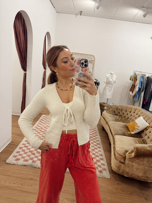 Fit to be Tied Front Cardigan
