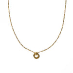 18k Gold Looped Duo Necklace