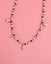 Midnight Celestial Mixed Bead Necklace
