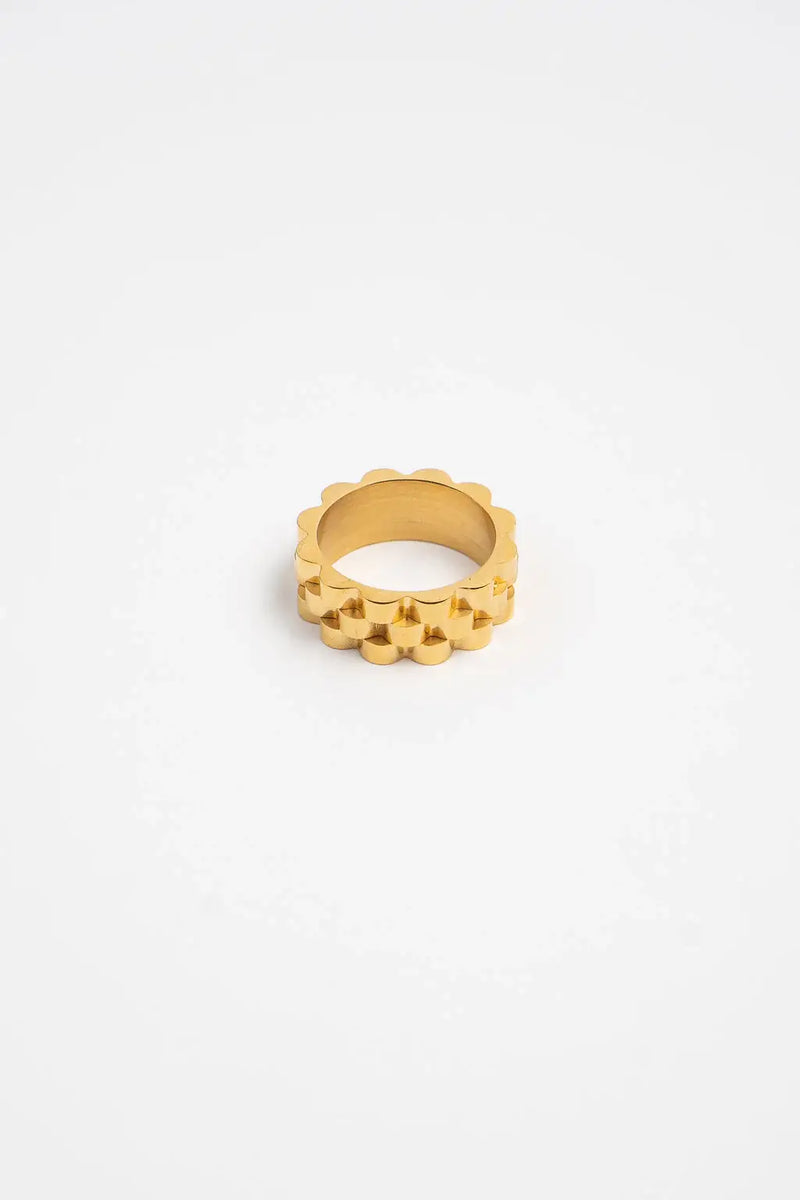 Waterproof Gold Statement Watch Ring