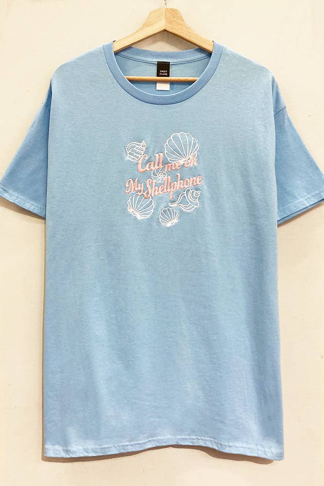 Shellphone Embroidered Tee
