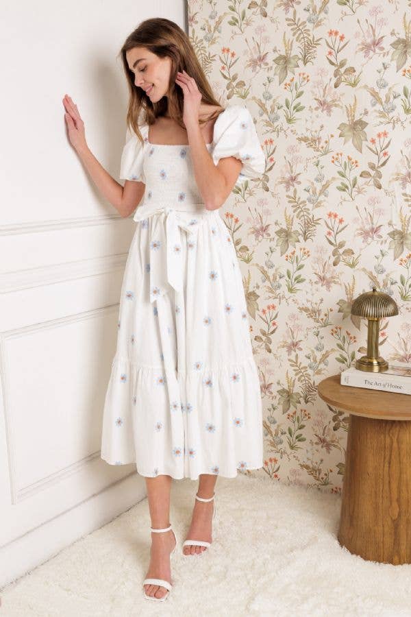 Special Daisy Days Long Midi Dress