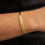 18K Gold Warrior Bangle