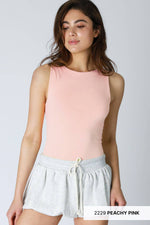 Nikibiki Clean Line Boat Neck Tank Top