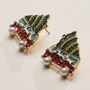 Christmas Tree Truck Stud Earrings