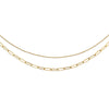 Waterproof Gold Paperclip Layered Choker