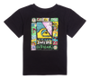 BB x Quiksilver Retro T-Shirt: Black