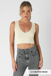 Nikibiki Plunge V-Neck Crop Top