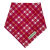 Rosewood Tartan + Gingerbread - Reversible Dog Bandana
