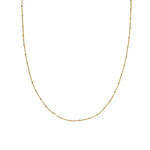 18K Gold Dotted Chain Choker