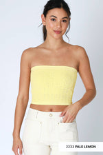 Nikibiki Floral Lace Tube Top