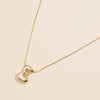 16 Assorted Pack of Bubble Design Initial Short Necklaces