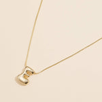 16 Assorted Pack of Bubble Design Initial Short Necklaces