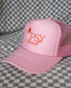 Tipsy & Tanned Pink Trucker Hat