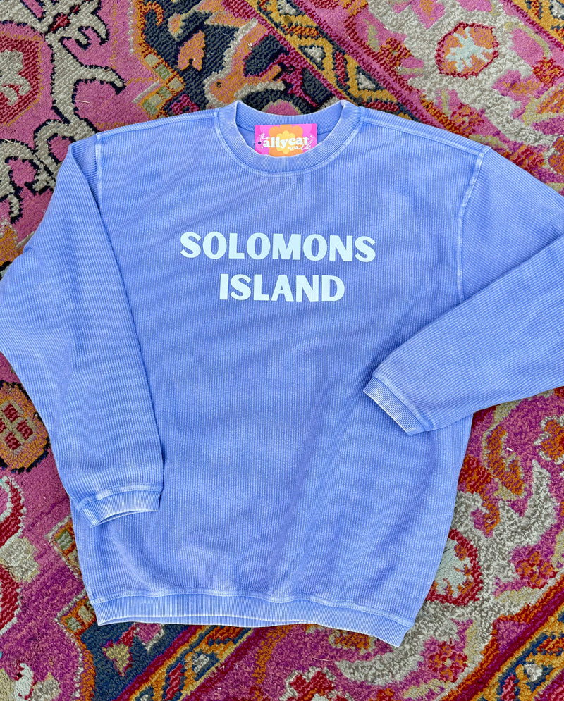 Solomons Island Corded Pullover, Perewinkle