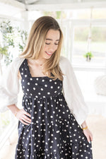 Classic Dot Midi Sun Dress