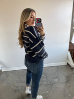 Blue Collar Stripe Sweater