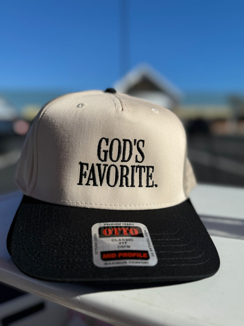 God’s Favorite Hat: Black/Khaki