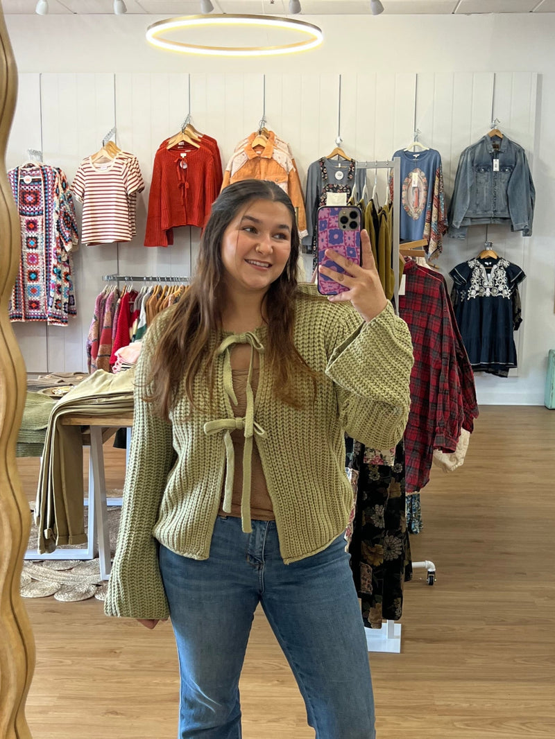Willow Tie Front Knit Cardigan