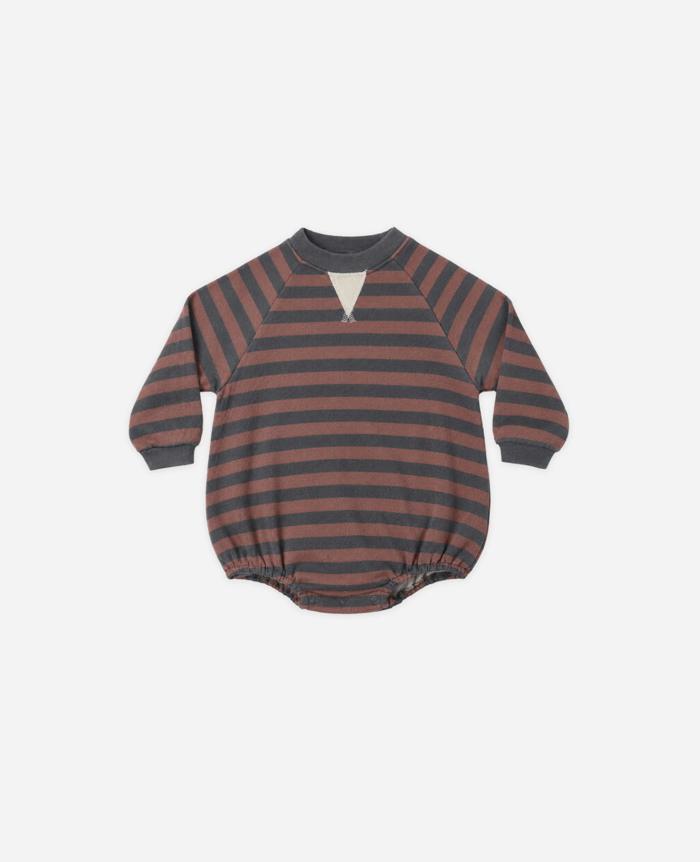 Baby Boy clothing, striped romper, fashion for babies, transitional fall wear, keyhole neckline 
