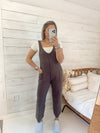 Warmer Days Knitted Onesie: Chocolate