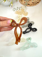 Hair Bow Acrylic Claw Clip