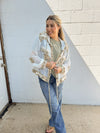 Away for Vacay Crochet Linen Patchwork Jacket