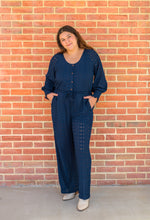 Bold in Blue Jumpsuit