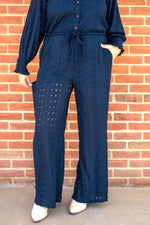 Bold in Blue Jumpsuit