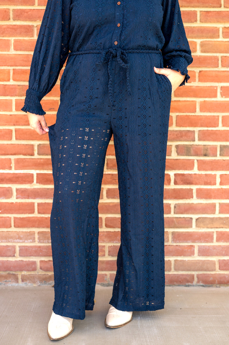 Bold in Blue Jumpsuit