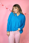 Easy Chic V-Neck Sweater Top: 4 Colors