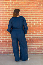 Bold in Blue Jumpsuit