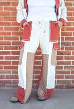 POL Cozy Camper Patchwork Lounge Pants