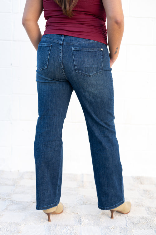 Judy Blue Classic and Straight Tummy Control Jeans: Petite