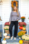 Bluebell Plaid Long Sleeve