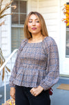 Bluebell Plaid Long Sleeve