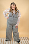 Cute as a Button Gingham Jumpsuit