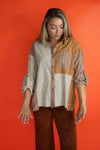 Caramel Latte Mixed Stripe Shirt