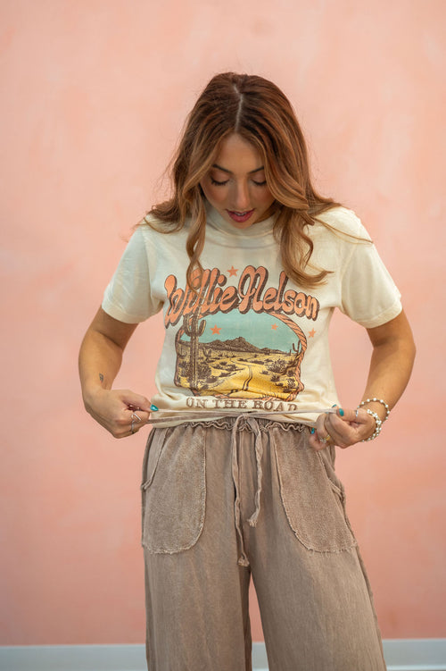 Willie Nelson On the Road Again Tee
