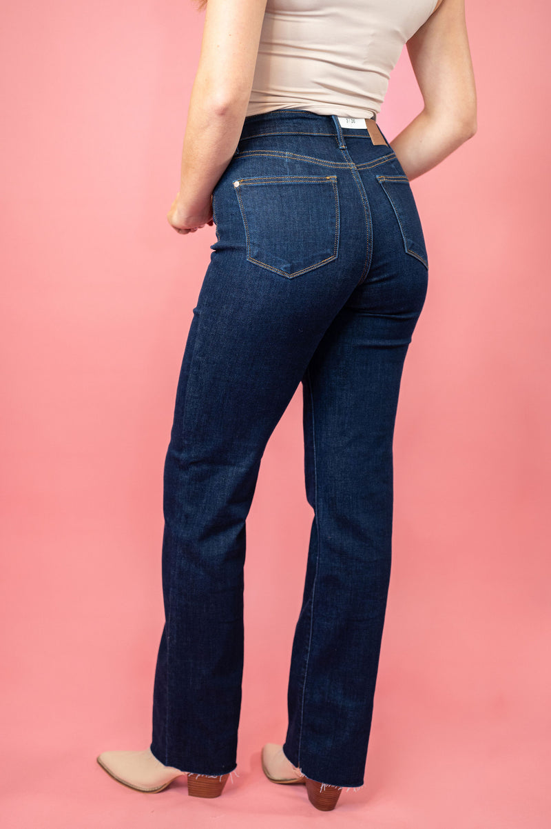 Judy Blue Vintage Dart Mom Straight Jeans