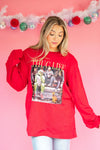 Holiday Thug Life Long Sleeve Tee: Red