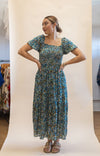 Flirty Floral Puff Sleeve Dress