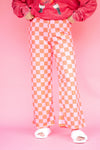 So Cool Checker Lounge Pants : Pink