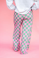 So Cool Checker Lounge Pants: Green