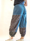 POL Denim and Cheetah Crochet Jogger