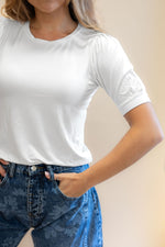 Butter Soft Basic Puff Sleeve Top