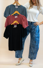 Butter Soft Basic Puff Sleeve Top