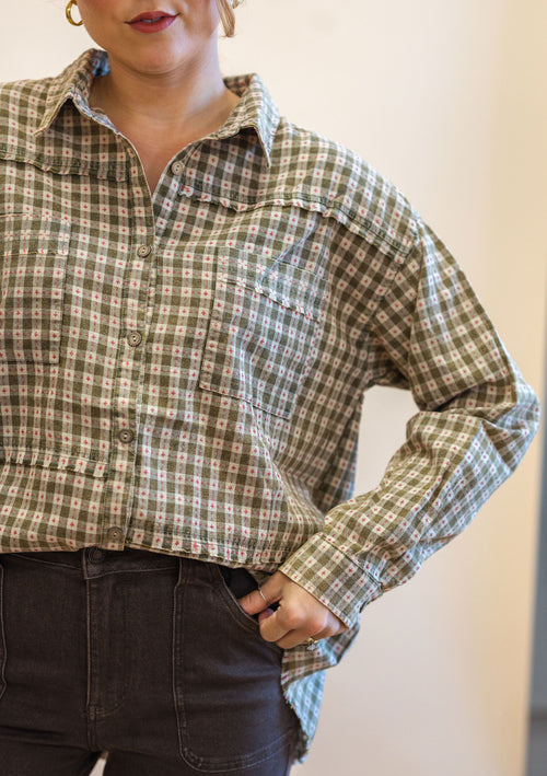 Scarecrow Season Flannel Shirt