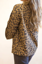 Cheetah Girl Barn Jacket: Brown Cheetah